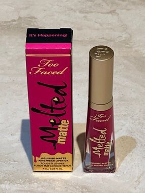 RARE Too Faced Melted Matte Lipstick- It’s happening